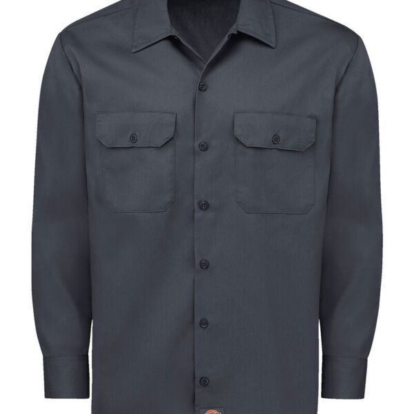 Men's Tall Long Sleeve Work Shirt Thumbnail